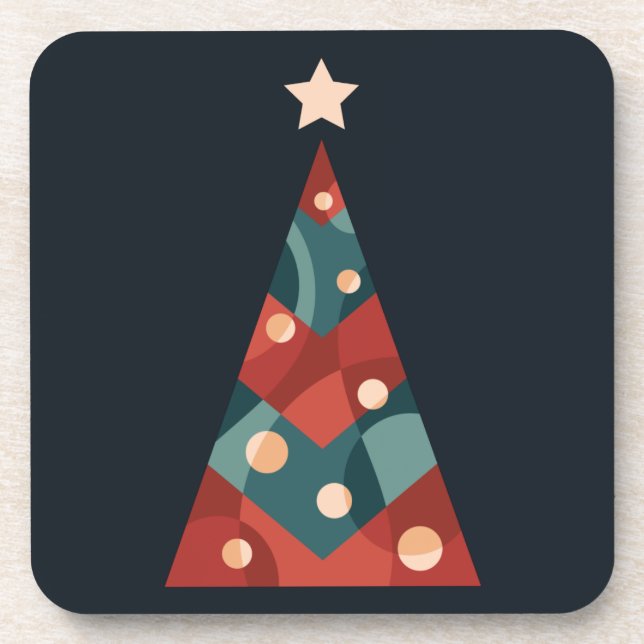 Porta-copo Abstrato azul-design (Frente)