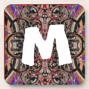 Porta-copo Abstrato Bikes e seu Monograma