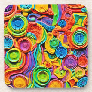 Porta-copo Abstrato Cerâmica Joy