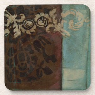 Porta-copo Abstrato Damask Tapeçaria por Jennifer Goldberger