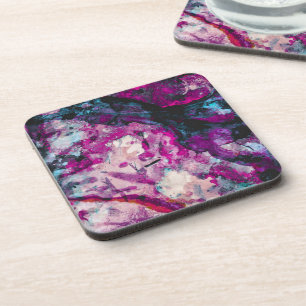 Porta-copo Abstrato de Épocas de Cristal Ruby e Sapphire