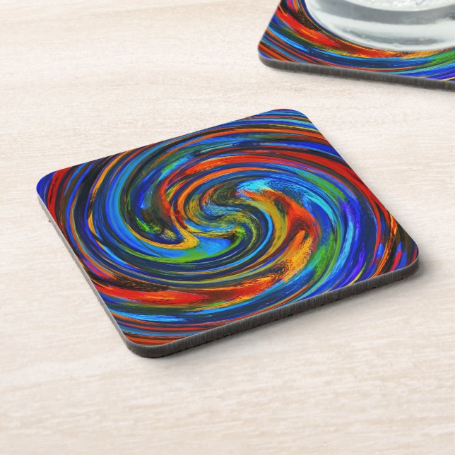 Porta-copo Abstrato de rodovia moderna nº 10 (Left Side)