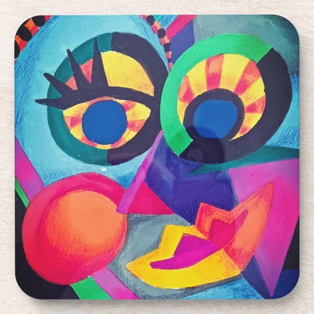 Porta-copo Abstrato face nº 2 (Frente)