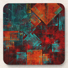 Porta-copo Abstrato Moderno Padrão Artístico Legal Colorido