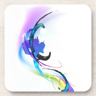 Porta-copo Abstrato Morning Glory Paint Splatters