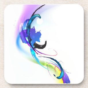 Porta-copo Abstrato Morning Glory Paint Splatters