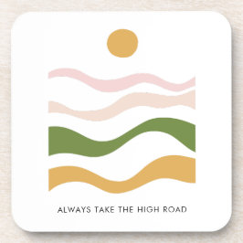 Porta-copo Abstrato Motivational Cote em Alta Estrada