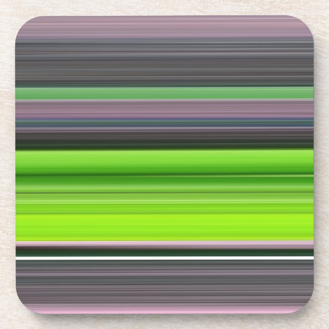 Porta-copo Abstrato nº 1: Limão e cinza (Frente)