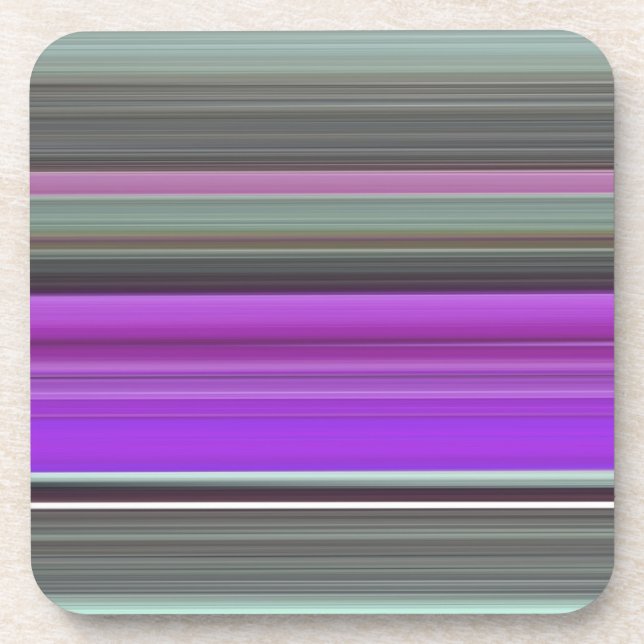 Porta-copo Abstrato nº 1: Roxo e cinza (Frente)