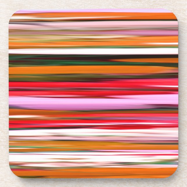 Porta-copo Abstrato nº 2: Desfoque laranja (Frente)