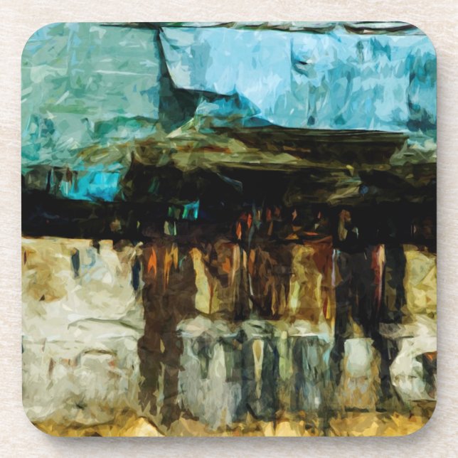 Porta-copo Abstrato representado do nacional das rochas (Frente)