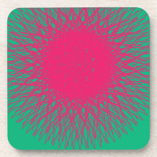 Porta-copo abstrato rosa