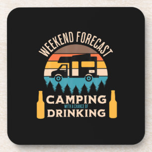 Porta-copo Acampamento de cerveja com aniversário de cerveja