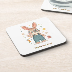 Porta-copo Adorável Fazendeiro Coelhinho Pastel - Decorativo