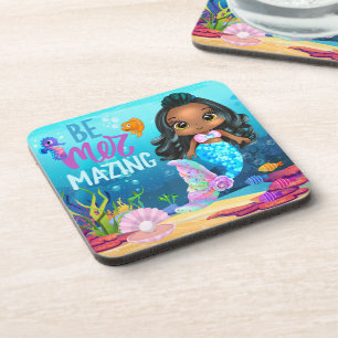 Porta-copo Adorável Sereia Mer-Magnífica Sob o Mar