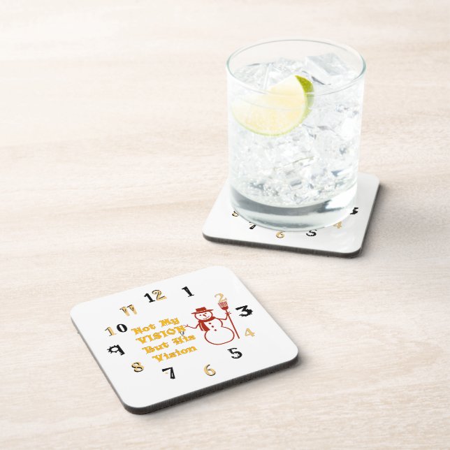 Porta-copo Adorável Visão Maravilhosa de Natal do Snowman (Lado Direito)