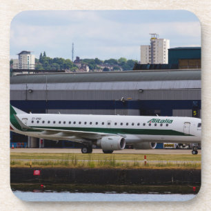 Porta-copo Aeroporto da cidade de Alitalia Embraer ERJ-190