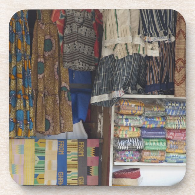 Porta-copo África, Gana, Acra. Accra Têxtil e Artesanato (Frente)