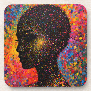 Porta-copo Afro Nebula Sussurro – Celebração da História Negr