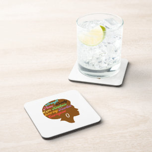 Porta-copo Afro Strength Coasters
