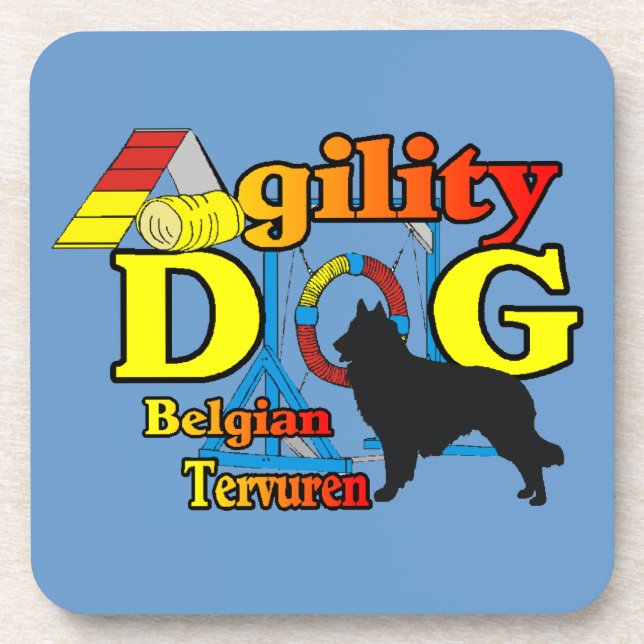 Porta-copo Agilidade belga do Tervuren (Frente)