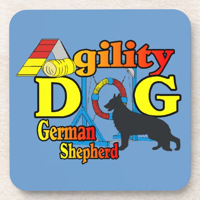 Porta-copo Agilidade do german shepherd (Frente)