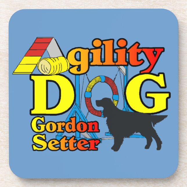 Porta-copo Agilidade do Gordon Setter (Frente)