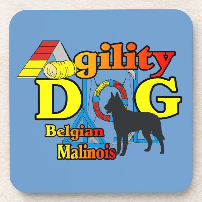 Porta-copo Agilidade Malinois Belga (Frente)