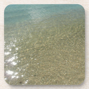 Porta-copo Água na fotografia da Abstrato Nature Beach I