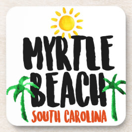 Porta-copo Aguarela de Myrtle Beach