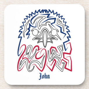 Porta-copo Águia Americana do Dia da Independência