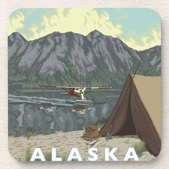 Porta-copo Alaska Bush Plane Souvenirs (Frente)