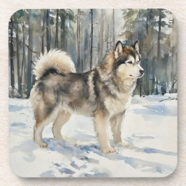 Porta-copo Alaskan Malamute