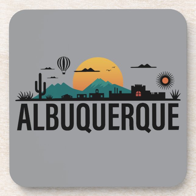 Porta-copo Albuquerque New Mexico (Frente)