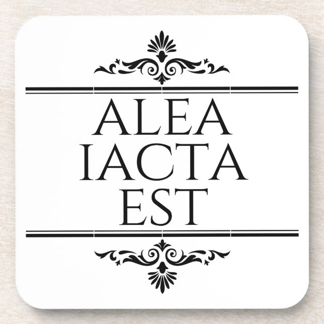 Porta-copo Alea Iacta Est (Frente)