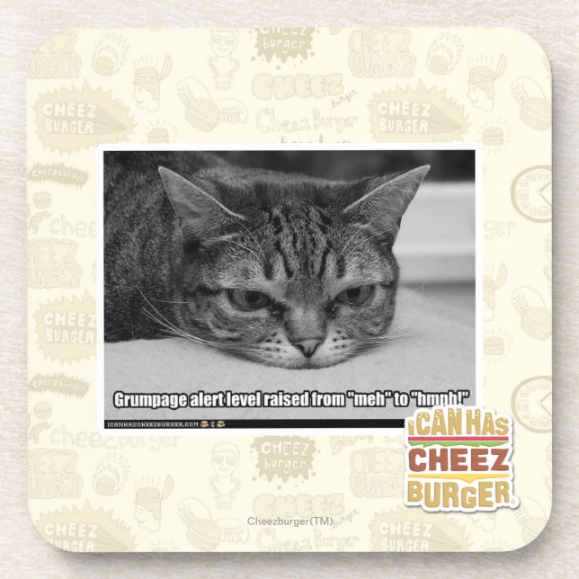 Porta-copo Alerta de Grumpage (Frente)