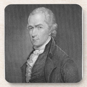 Porta-copo Alexander Hamilton (1757-1804) gravado por John