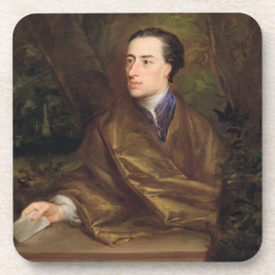 Porta-copo Alexander Pope (1688-1744) 1738 (óleo em canvas)