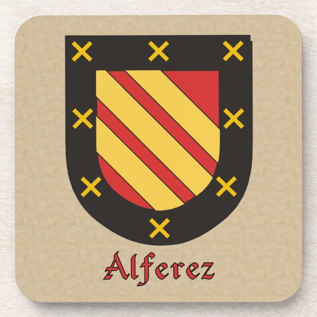 Porta-copo Alferez Family Shield (Frente)