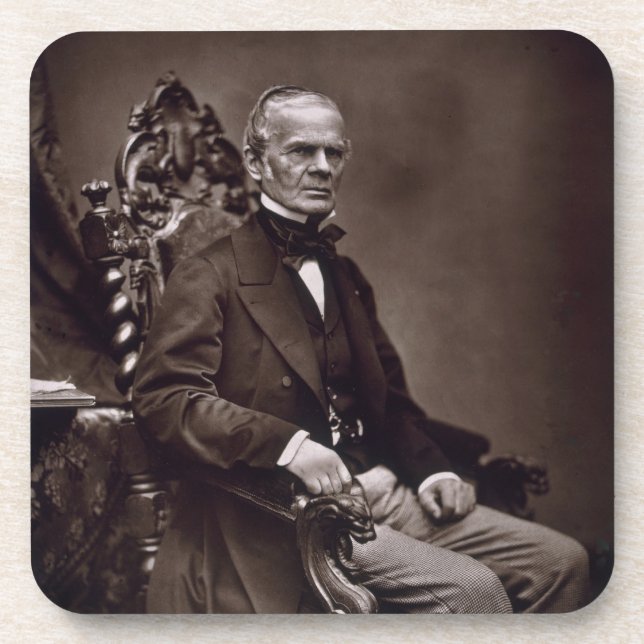 Porta-copo Alfred Auguste Cuvillier-Fleury (1802-87), 'de G (Frente)