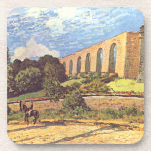 Porta-copo Alfred Sisley O Aqueduto de Marly