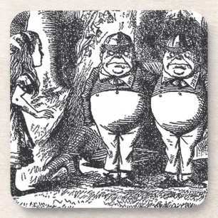 Porta-copo Alice no País das Maravilhas