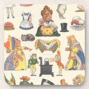 Porta-copo Alice no País das Maravilhas, Boneca de Papel Vito