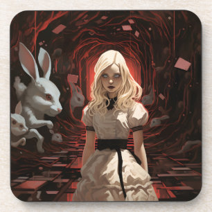 Porta-copo Alice no País das Maravilhas - Surrealista