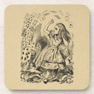 Porta-copo Alice no País das Maravilhas Tocando Cartões