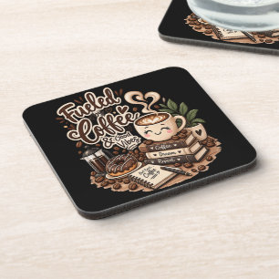 Porta-copo Alimentado por Café e Boas Vibrações – Fã de Café 