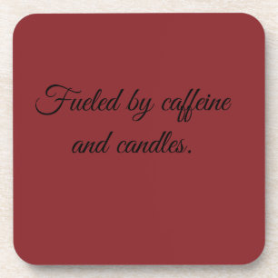 Porta-copo Alimentado por café e velas.
