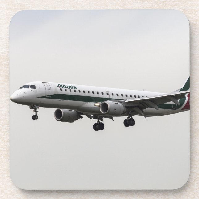 Porta-copo Alitalia Embraer 190 (Frente)