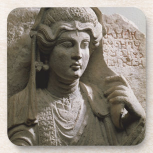 Porta-copo Alivio do túmulo do busto do retrato, romano,