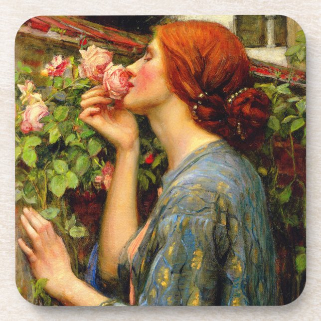 Porta-copo Alma da Rosa John William Waterhouse (Frente)